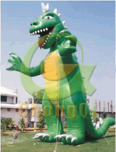 inflatable cartoon dragon